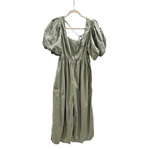 Mable  Anthropologie Pantsuit PoetCore CottageCore Sage Womens Small  New